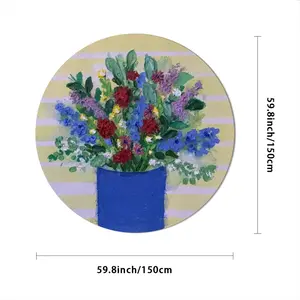 Blue Vase Tablecloth (Round)