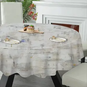 White Medina Tablecloth (Round)