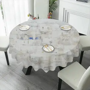 White Medina Tablecloth (Round)