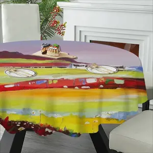 Living Near The Sea Tablecloth (Round)