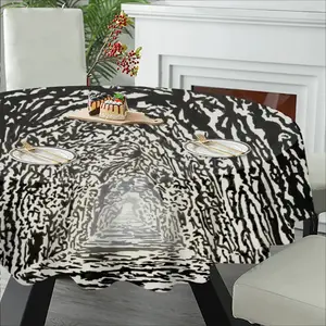 A Confused Sound Of Voices Arose Tablecloth (Round)