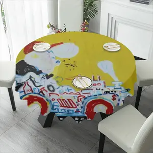 Covfefemobile Tablecloth (Round)