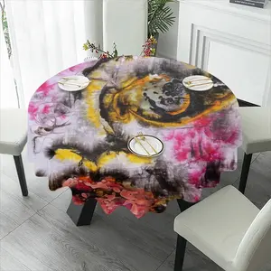 Ephemeral Face I Tablecloth (Round)