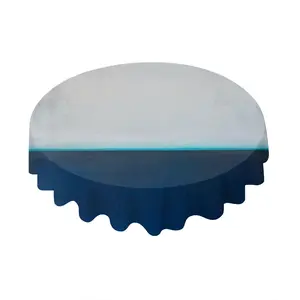 Charcoal White Teal Series 3 Tablecloth (Round)