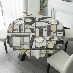 Everything Will Change Tablecloth (Round)