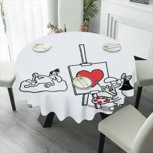 Art Lover Tablecloth (Round)