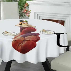 I Love You Tablecloth (Round)