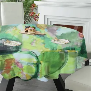 The Logic Of Illogic Tablecloth (Round)