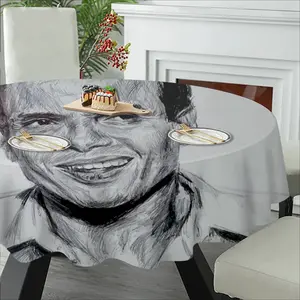 Harry Belafonte Tablecloth (Round)