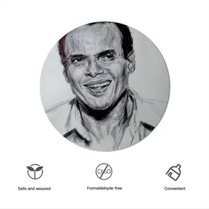 Harry Belafonte Tablecloth (Round)