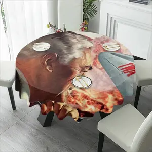 I Dont Want To Set The World On Fire (But Ill Watch It Burn) Tablecloth (Round)