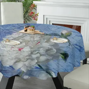 ”White Peony” Tablecloth (Round)