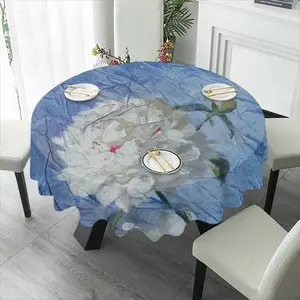 ”White Peony” Tablecloth (Round)