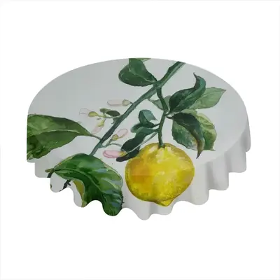 Lemon Branch Tablecloth (Round)