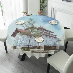 A Shrine To Worship Tablecloth (Round)