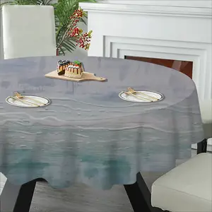 White Wildness Tablecloth (Round)