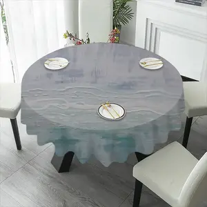 White Wildness Tablecloth (Round)