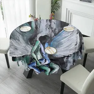 An Angel’S Embrace Tablecloth (Round)