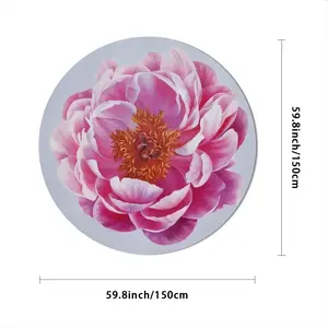 Coral Charm Peony Tablecloth (Round)