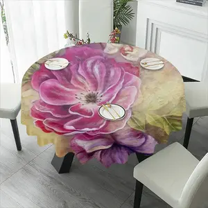 Smell Of Rose Tablecloth (Round)