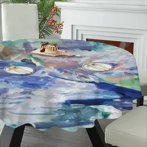 Eye Contact Tablecloth (Round)