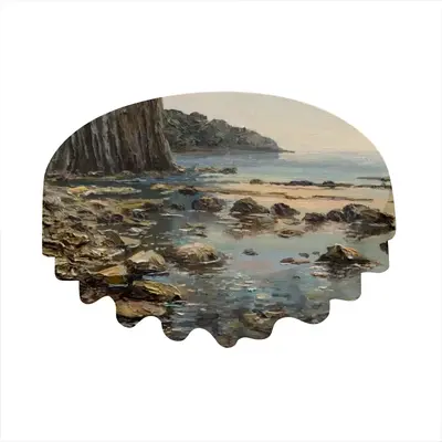 Famous Cliff Of The Black Sea Tablecloth (Round)