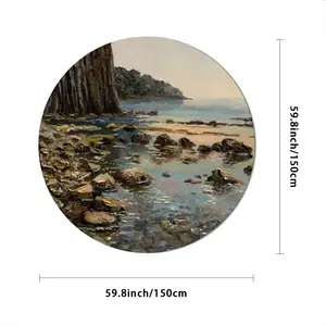 Famous Cliff Of The Black Sea Tablecloth (Round)