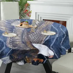 Eagle Scratch Tablecloth (Round)