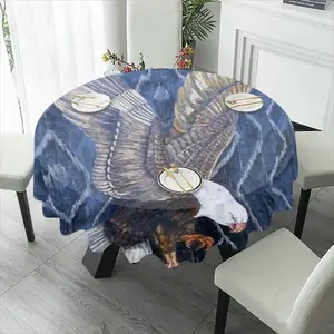 Eagle Scratch Tablecloth (Round)