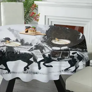 Pony Express Tablecloth (Round)