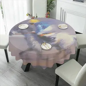 Horse Racing Tablecloth (Round)