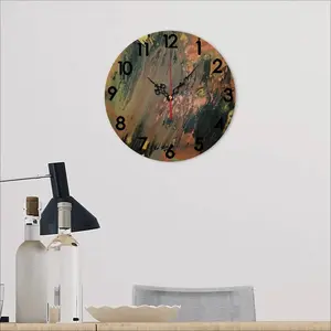 Bronze Abstraction Wall Clock