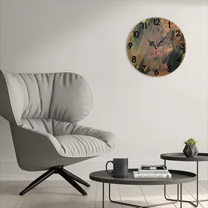 Bronze Abstraction Wall Clock