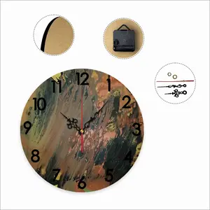 Bronze Abstraction Wall Clock