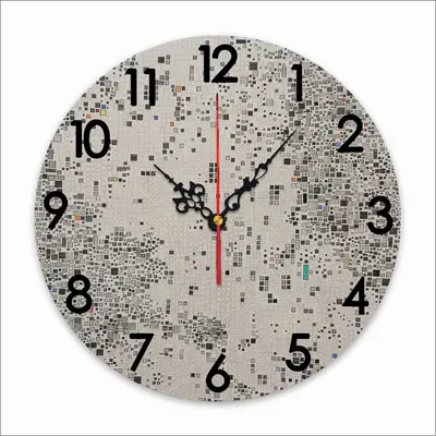 Micro-Grid Wall Clock