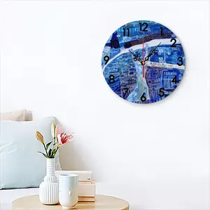 True Blue Wall Clock