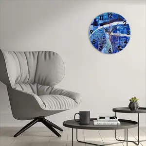 True Blue Wall Clock