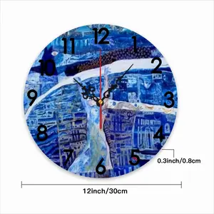 True Blue Wall Clock