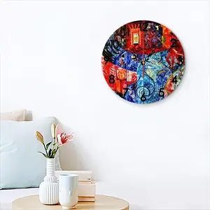 Ab9 Fragment Wall Clock