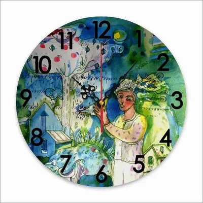 Boy With Bird Wall Clock