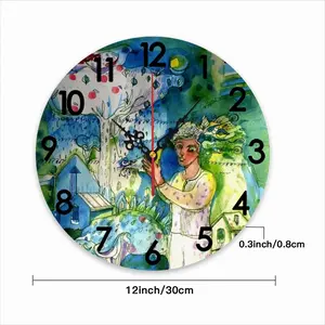 Boy With Bird Wall Clock