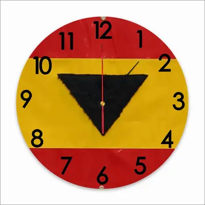 Pubic Flag Spain Wall Clock