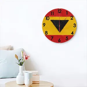 Pubic Flag Spain Wall Clock