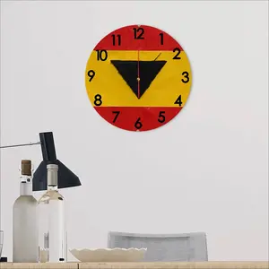 Pubic Flag Spain Wall Clock