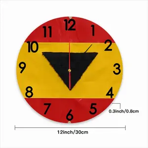 Pubic Flag Spain Wall Clock