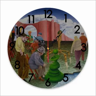 Along The Border Of Dream Wall Clock