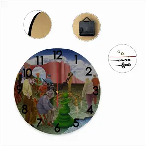 Along The Border Of Dream Wall Clock