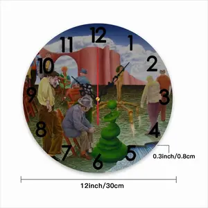 Along The Border Of Dream Wall Clock