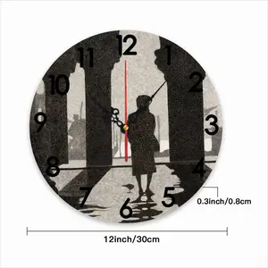 Anticipation Of A Moment Wall Clock