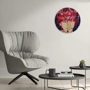 Portrait Of Chris Wall Clock